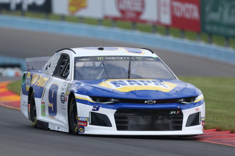 WATKINS GLEN, NEW YORK - AUGUST 03: Chase Elliott, driver of the #9 NAPA AUTO PARTS Chevrolet, drives during practice for the Monster Energy NASCAR Cup Series Go Bowling at The Glen at Watkins Glen International on August 03, 2019 in Watkins Glen, New York. (Photo by Matt Sullivan/Getty Images) | Getty Images