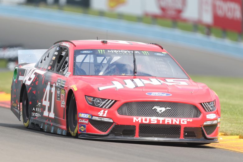 WATKINS GLEN, NEW YORK - AUGUST 03: Daniel Suarez, driver of the #41 Haas Automation Ford, drives during practice for the Monster Energy NASCAR Cup Series Go Bowling at The Glen at Watkins Glen International on August 03, 2019 in Watkins Glen, New York. (Photo by Matt Sullivan/Getty Images) | Getty Images
