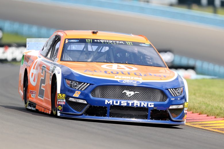 WATKINS GLEN, NEW YORK - AUGUST 03: Brad Keselowski, driver of the #2 Autotrader Ford, drives during practice for the Monster Energy NASCAR Cup Series Go Bowling at The Glen at Watkins Glen International on August 03, 2019 in Watkins Glen, New York. (Photo by Matt Sullivan/Getty Images) | Getty Images