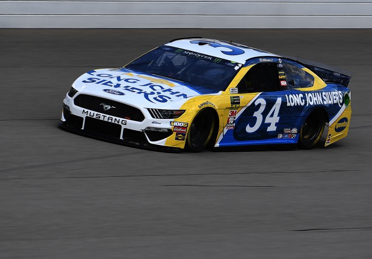 BROOKLYN, MICHIGAN - AUGUST 09: Michael McDowell, driver of the #34 Long John Silver's Ford, during practice for the Monster Energy NASCAR Cup Series Consumers Energy 400 at Michigan International Speedway on August 09, 2019 in Brooklyn, Michigan. (Photo by Stacy Revere/Getty Images) | Getty Images