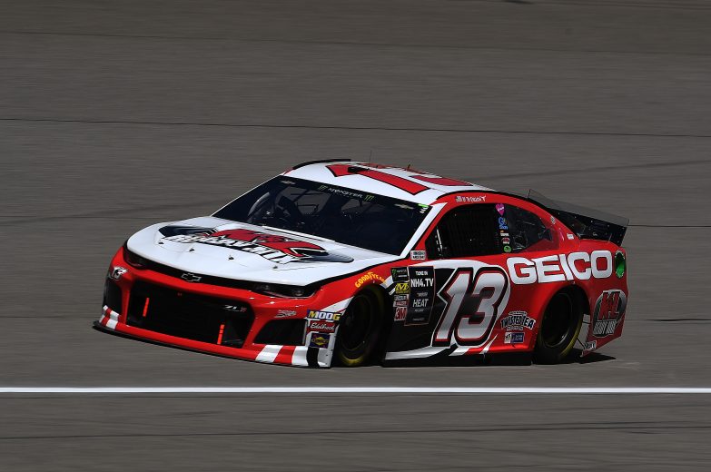 BROOKLYN, MICHIGAN - AUGUST 09: Ty Dillon, driver of the #13 K&L Ready Mix Chevrolet, drives during practice for the Monster Energy NASCAR Cup Series Consumers Energy 400 at Michigan International Speedway on August 09, 2019 in Brooklyn, Michigan. (Photo by Stacy Revere/Getty Images) | Getty Images