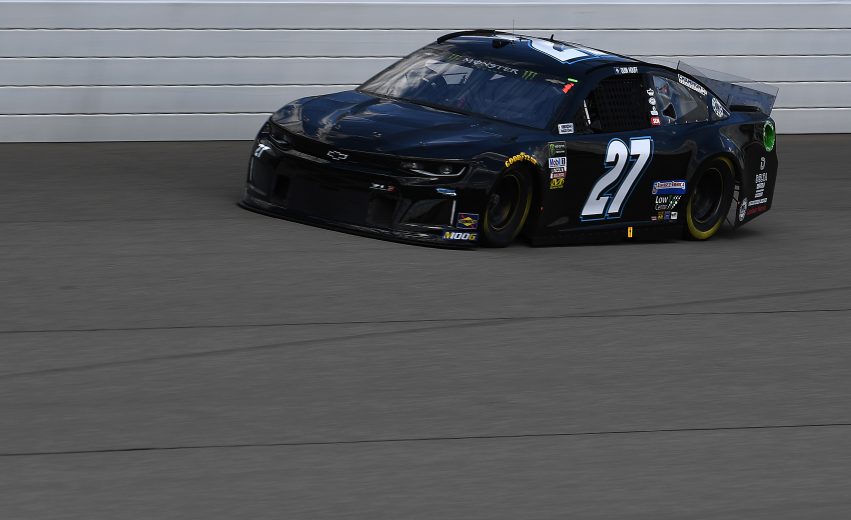 BROOKLYN, MICHIGAN - AUGUST 09: Quin Houff, driver of the #27 Chevrolet, drives during practice for the Monster Energy NASCAR Cup Series Consumers Energy 400 at Michigan International Speedway on August 09, 2019 in Brooklyn, Michigan. (Photo by Stacy Revere/Getty Images) | Getty Images