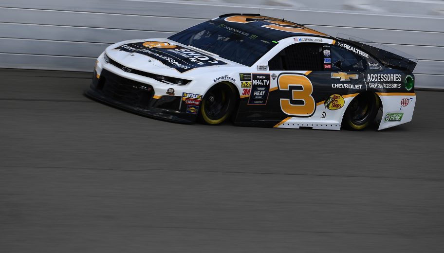 BROOKLYN, MICHIGAN - AUGUST 09: Austin Dillon, driver of the #3 Chevrolet Accessories Chevrolet, drives during practice for the Monster Energy NASCAR Cup Series Consumers Energy 400 at Michigan International Speedway on August 09, 2019 in Brooklyn, Michigan. (Photo by Stacy Revere/Getty Images) | Getty Images