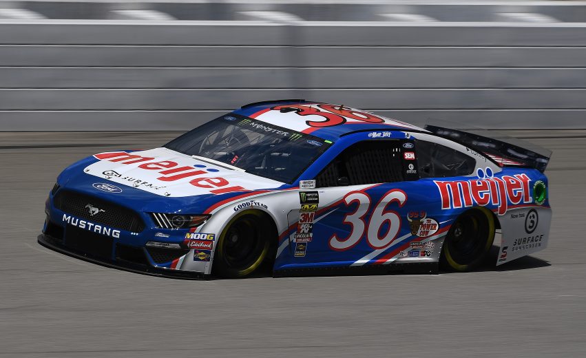 BROOKLYN, MICHIGAN - AUGUST 09: Matt Tifft, driver of the #36 Meijer Ford, during practice for the Monster Energy NASCAR Cup Series Consumers Energy 400 at Michigan International Speedway on August 09, 2019 in Brooklyn, Michigan. (Photo by Stacy Revere/Getty Images) | Getty Images