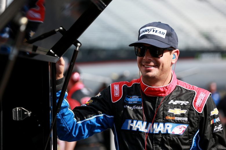 BRISTOL, TENNESSEE - AUGUST 15: Stewart Friesen, driver of the #52 Halmar International Chevrolet, stands on the grid during qualifying for the NASCAR Gander Outdoor Truck Series UNOH 200 presented by Ohio Logistics at Bristol Motor Speedway on August 15, 2019 in Bristol, Tennessee. (Photo by Sean Gardner/Getty Images) | Getty Images