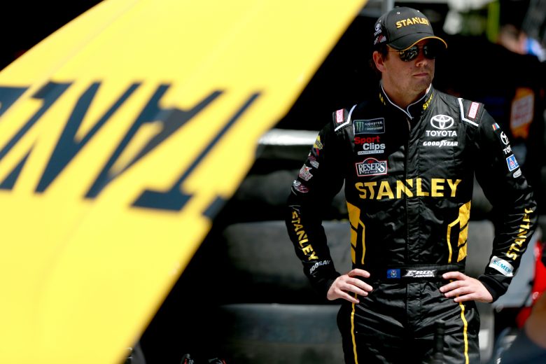 BRISTOL, TENNESSEE - AUGUST 16: Erik Jones, driver of the #20 STANLEY Toyota, stands in the garage during practice for the Monster Energy NASCAR Cup Series Bass Pro Shops NRA Night Race at Bristol Motor Speedway on August 16, 2019 in Bristol, Tennessee. (Photo by Sean Gardner/Getty Images) | Getty Images
