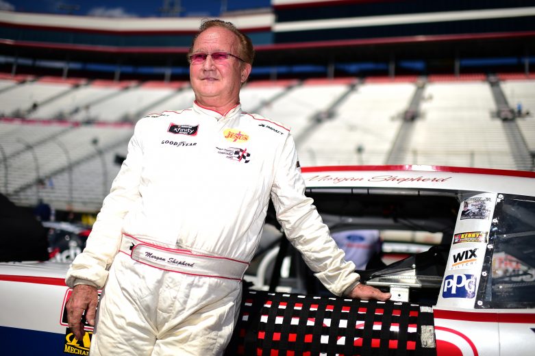 BRISTOL, TENNESSEE - AUGUST 16: Morgan Shepherd, driver of the #89 Visone RV Chevrolet, stands on the grid during qualifying for the NASCAR Xfinity Series Food City 300 at Bristol Motor Speedway on August 16, 2019 in Bristol, Tennessee. (Photo by Jared C. Tilton/Getty Images) | Getty Images