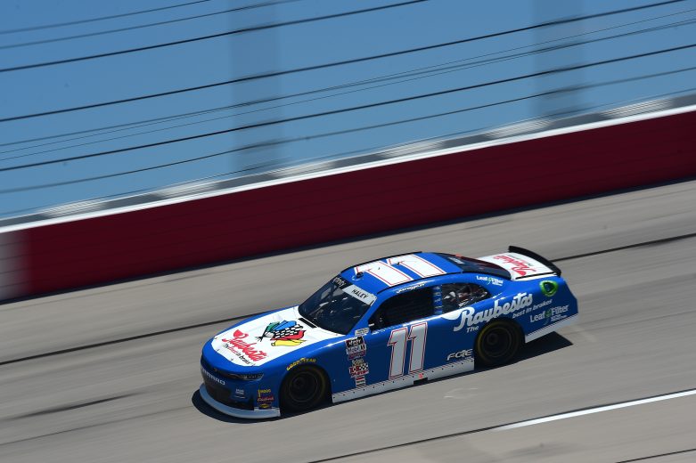 DARLINGTON, SOUTH CAROLINA - AUGUST 30: Justin Haley drives the #11 Raybestos Brakes Chevrolet during practice for the NASCAR Xfinity Series Sport Clips Haircuts VFW 200 at Darlington Raceway on August 30, 2019 in Darlington, South Carolina. (Photo by Jared C. Tilton/Getty Images) | Getty Images