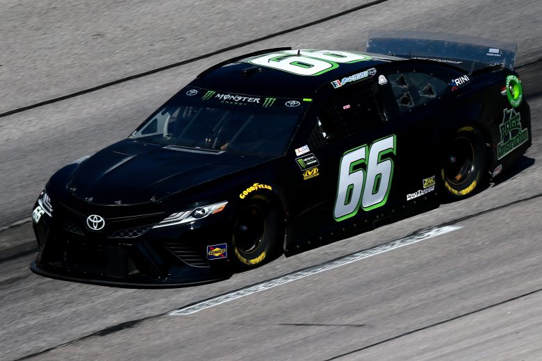 DARLINGTON, SOUTH CAROLINA - AUGUST 30: Joey Gase, driver of the #66 MBM Motorsports Toyota, practices for the Monster Energy NASCAR Cup Series Bojangles' Southern 500 at Darlington Raceway on August 30, 2019 in Darlington, South Carolina. (Photo by Sean Gardner/Getty Images) | Getty Images