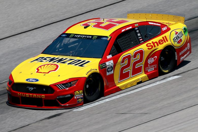 DARLINGTON, SOUTH CAROLINA - AUGUST 30: Joey Logano, driver of the #22 Shell Pennzoil Ford, practices for the Monster Energy NASCAR Cup Series Bojangles' Southern 500 at Darlington Raceway on August 30, 2019 in Darlington, South Carolina. (Photo by Sean Gardner/Getty Images) | Getty Images