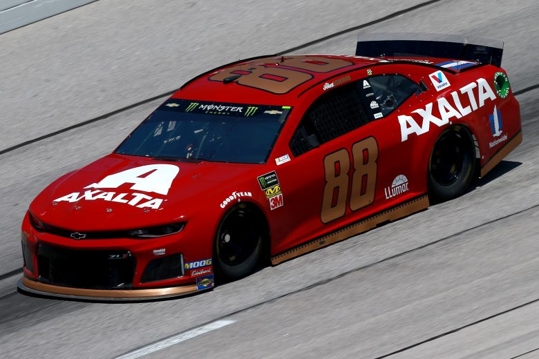 DARLINGTON, SOUTH CAROLINA - AUGUST 30: Alex Bowman, driver of the #88 Axalta Throwback Chevrolet, practices for the Monster Energy NASCAR Cup Series Bojangles' Southern 500 at Darlington Raceway on August 30, 2019 in Darlington, South Carolina. (Photo by Sean Gardner/Getty Images) | Getty Images