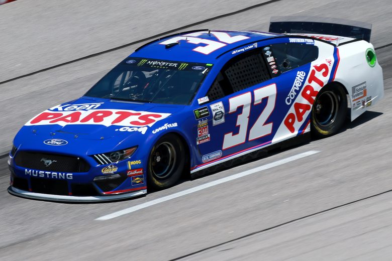 DARLINGTON, SOUTH CAROLINA - AUGUST 30: Corey LaJoie, driver of the #32 CorvetteParts.net Ford, practices for the Monster Energy NASCAR Cup Series Bojangles' Southern 500 at Darlington Raceway on August 30, 2019 in Darlington, South Carolina. (Photo by Sean Gardner/Getty Images) | Getty Images