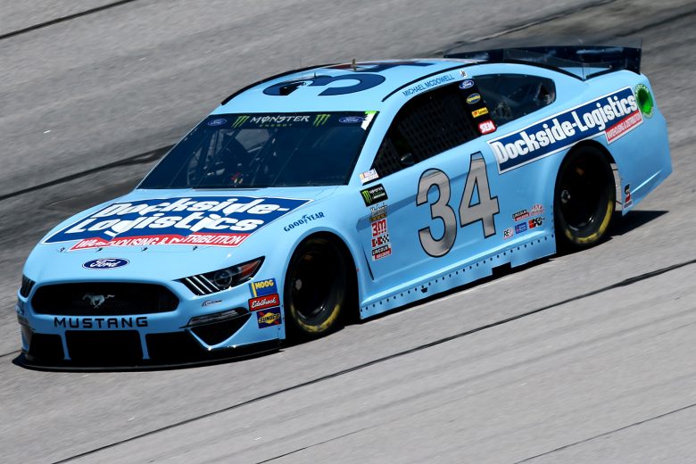 DARLINGTON, SOUTH CAROLINA - AUGUST 30: Michael McDowell, driver of the #34 Dockside Logistics Ford, practices for the Monster Energy NASCAR Cup Series Bojangles' Southern 500 at Darlington Raceway on August 30, 2019 in Darlington, South Carolina. (Photo by Sean Gardner/Getty Images) | Getty Images