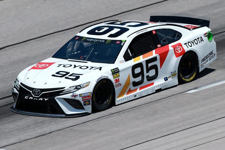 DARLINGTON, SOUTH CAROLINA - AUGUST 30: Matt DiBenedetto, driver of the #95 IMSA GTO Throwback Toyota, practices for the Monster Energy NASCAR Cup Series Bojangles' Southern 500 at Darlington Raceway on August 30, 2019 in Darlington, South Carolina. (Photo by Sean Gardner/Getty Images) | Getty Images