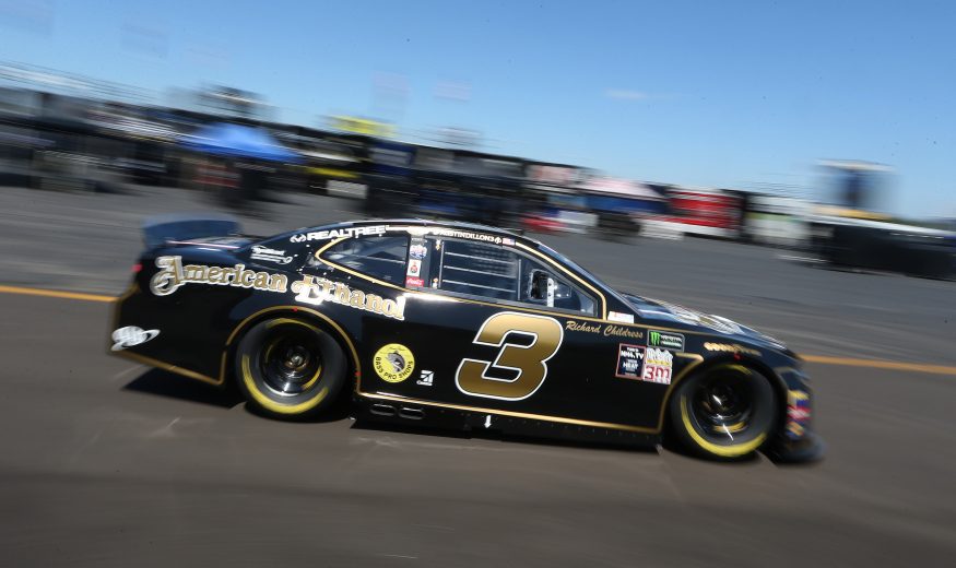 DARLINGTON, SOUTH CAROLINA - AUGUST 30: Austin Dillon, driver of the #3 American Ethanol Chevrolet, drives through the garage area during practice for the Monster Energy NASCAR Cup Series Bojangles' Southern 500 at Darlington Raceway on August 30, 2019 in Darlington, South Carolina. (Photo by Brian Lawdermilk/Getty Images) | Getty Images