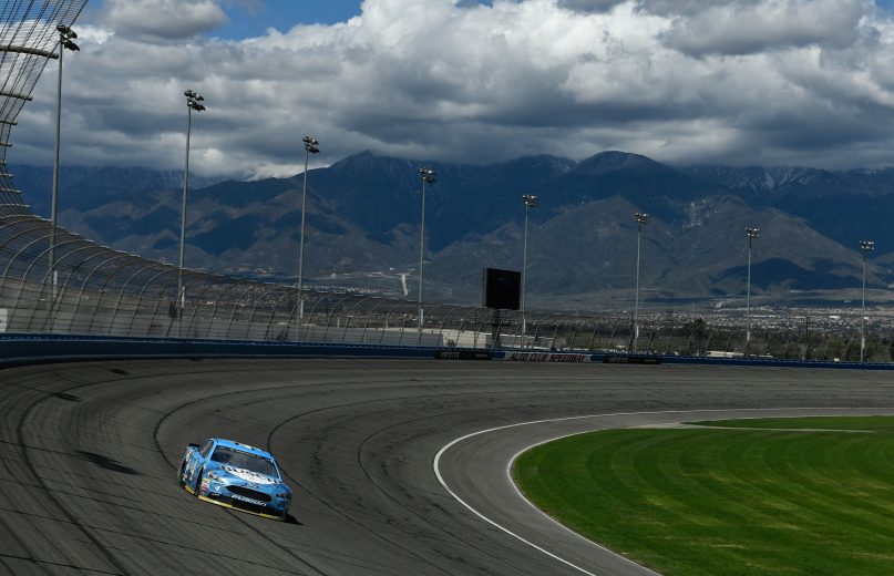 FONTANA, CA - MARCH 17:  Kevin Harvick, driver of the #4 Busch Beer Ford, drives during practice for the Monster Energy NASCAR Cup Series Auto Club 400 at Auto Club Speedway on March 17, 2018 in Fontana, California.  (Photo by Robert Laberge/Getty Images) | Getty Images