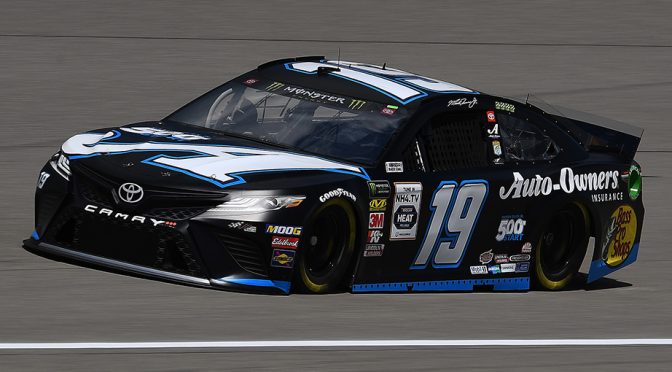 Truex’s No. 19 fails pre-race inspection, crew member ejected