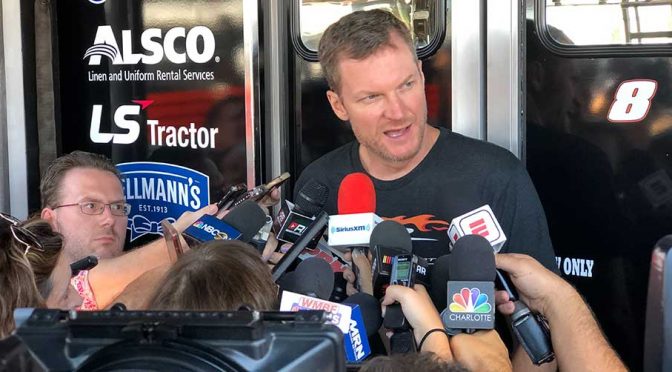 Featured Image for Earnhardt recovered from plane crash, ready to race at Darlington
