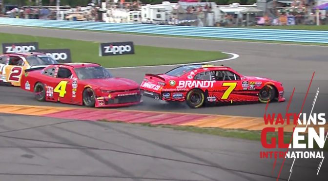 Featured image for Chastain, Allgaier mix it up on-track at Watkins Glen