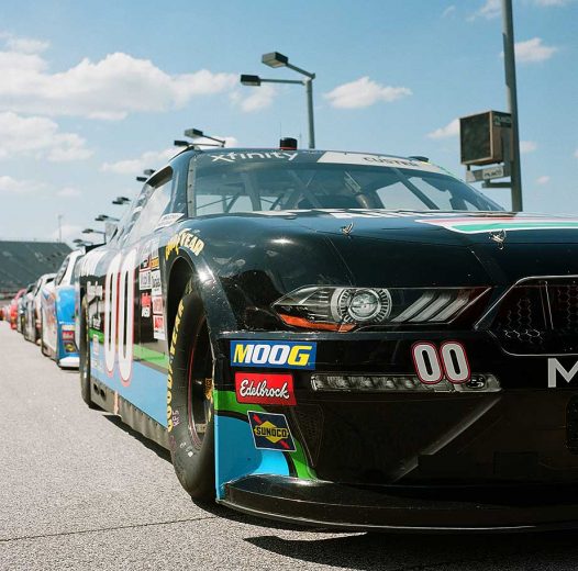 The No. 00 of Cole Custer on the Xfinity grid at Darlington Raceway