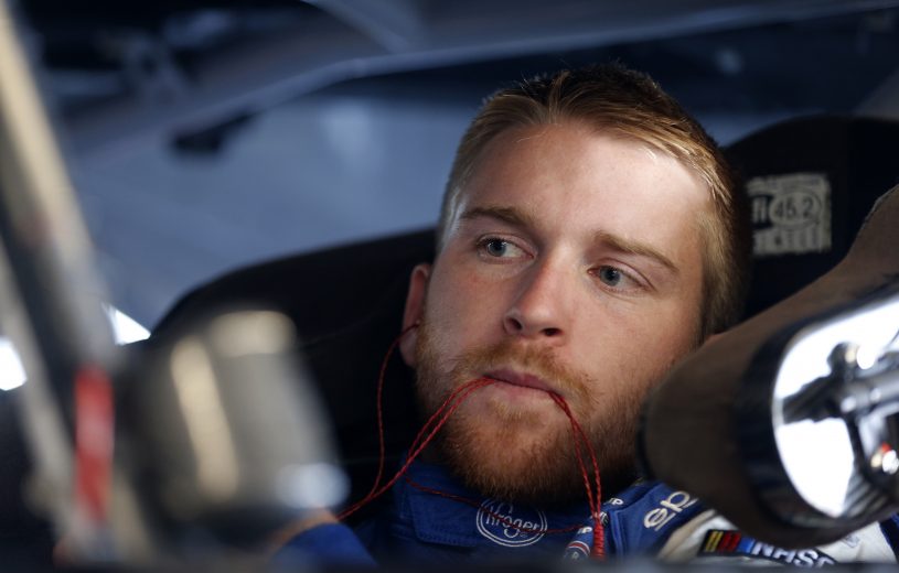 RICHMOND, VIRGINIA - SEPTEMBER 20: Chris Buescher, driver of the #37 Fast Lane to Flavor Chevrolet, sits in his car during practice for the Monster Energy NASCAR Cup Series Federated Auto Parts 400 at Richmond Raceway on September 20, 2019 in Richmond, Virginia. (Photo by Brian Lawdermilk/Getty Images) | Getty Images