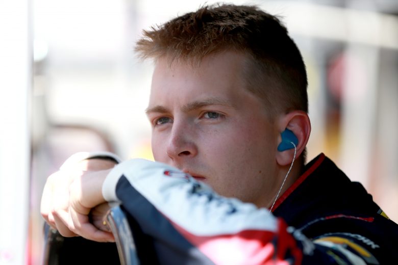 BRISTOL, TENNESSEE - AUGUST 16: William Byron, driver of the #24 Liberty University Chevrolet, stands in the garage during practice for the Monster Energy NASCAR Cup Series Bass Pro Shops NRA Night Race at Bristol Motor Speedway on August 16, 2019 in Bristol, Tennessee. (Photo by Sean Gardner/Getty Images) | Getty Images