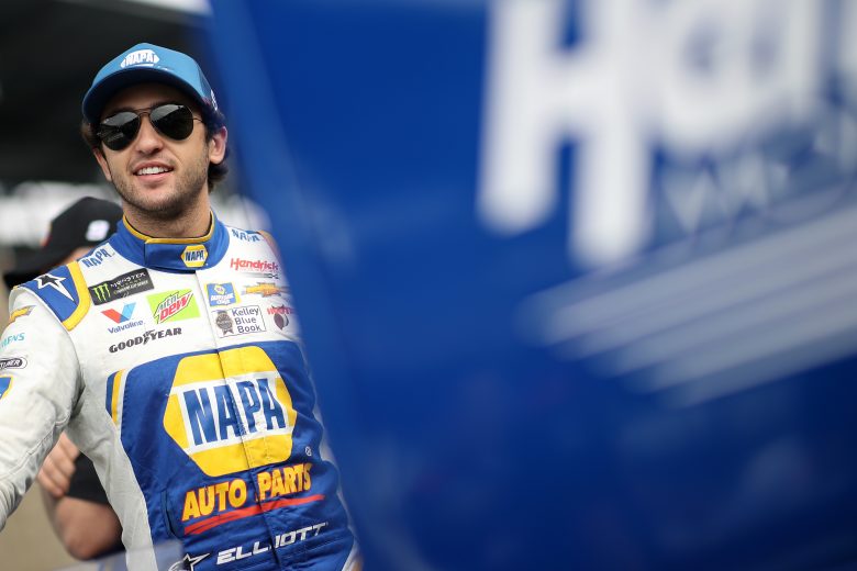 INDIANAPOLIS, INDIANA - SEPTEMBER 07: Chase Elliott, driver of the #9 NAPA AUTO PARTS Chevrolet, stands on the grid  during qualifying for the Monster Energy NASCAR Cup Series Big Machine Vodka 400 at the Brickyard at Indianapolis Motor Speedway on September 08, 2019 in Indianapolis, Indiana. (Photo by Chris Graythen/Getty Images) | Getty Images