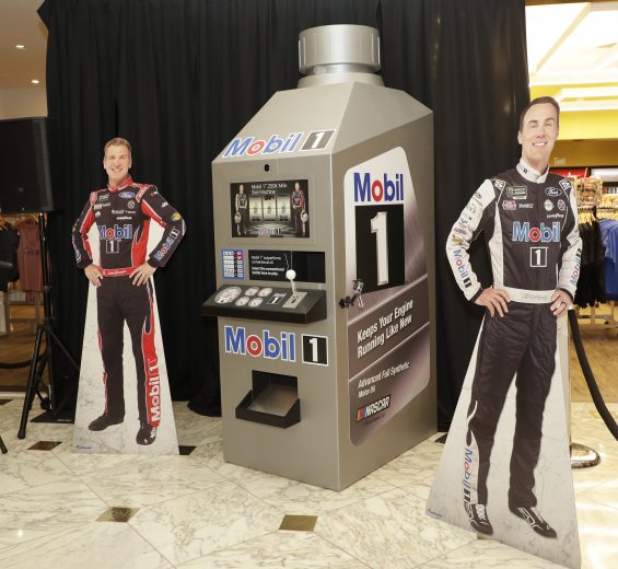 September 12, 2019:   Clint Bowyer and Kevin Harvick at the MGM in Las Vegas, NV. (HHP/Harold Hinson)