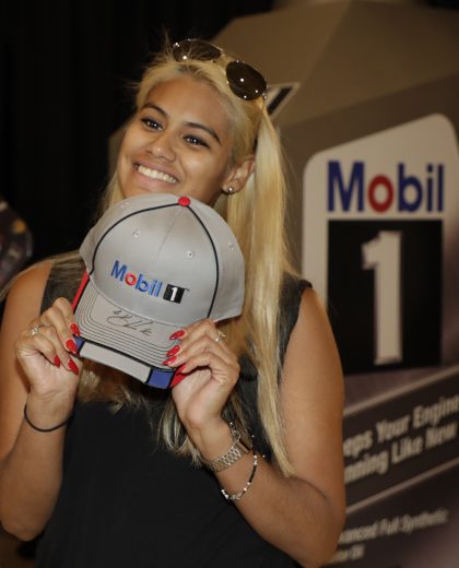 September 12, 2019:   Clint Bowyer and Kevin Harvick at the MGM in Las Vegas, NV. (HHP/Harold Hinson)