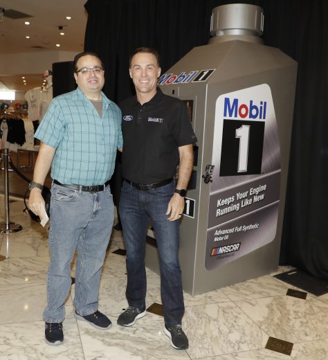 September 12, 2019:   Clint Bowyer and Kevin Harvick at the MGM in Las Vegas, NV. (HHP/Harold Hinson)