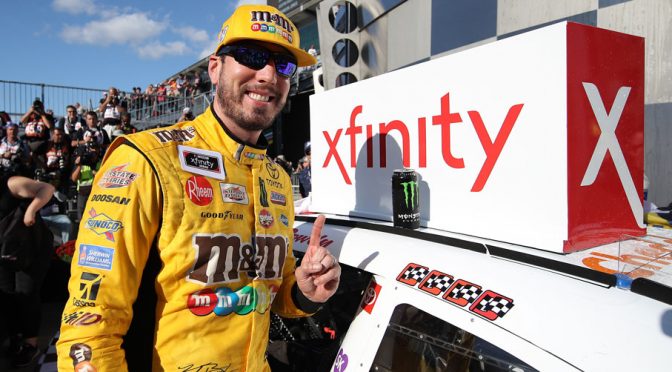 Featured Image for Busch holds off Allgaier, captures fourth Indianapolis Xfinity Series win