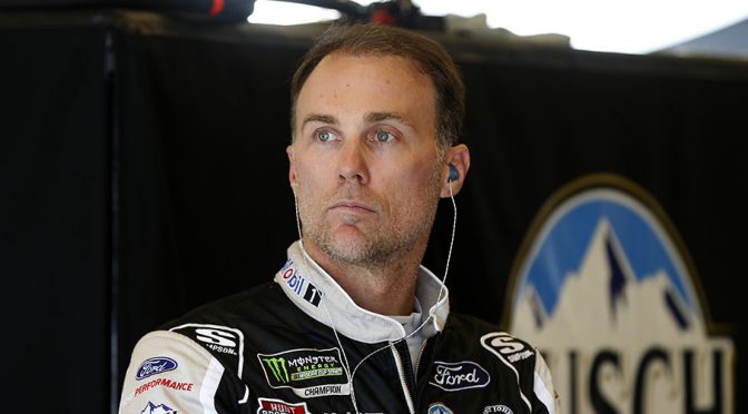 Featured image for Harvick, Logano score stage wins; Johnson gains points in both stages