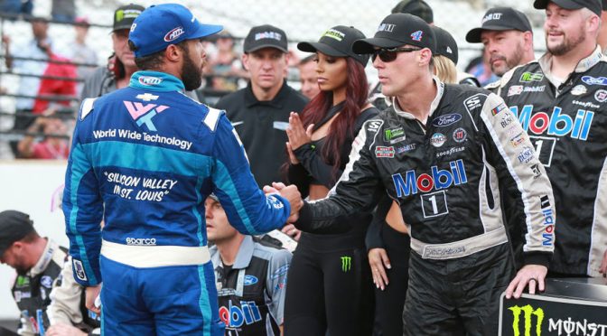Featured Image for Bubba Wallace celebrates ‘unforgettable’ third-place run at Indianapolis