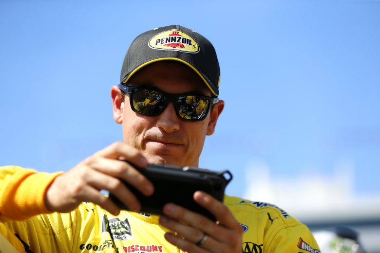 LAS VEGAS, NEVADA - SEPTEMBER 14: Joey Logano, driver of the #22 Pennzoil Ford, waits during qualifying for the NASCAR Xfinity Series Rhino Pro Trucks Outfitters 300 at Las Vegas Motor Speedway on September 14, 2019 in Las Vegas, Nevada. (Photo by Jonathan Ferrey/Getty Images) | Getty Images