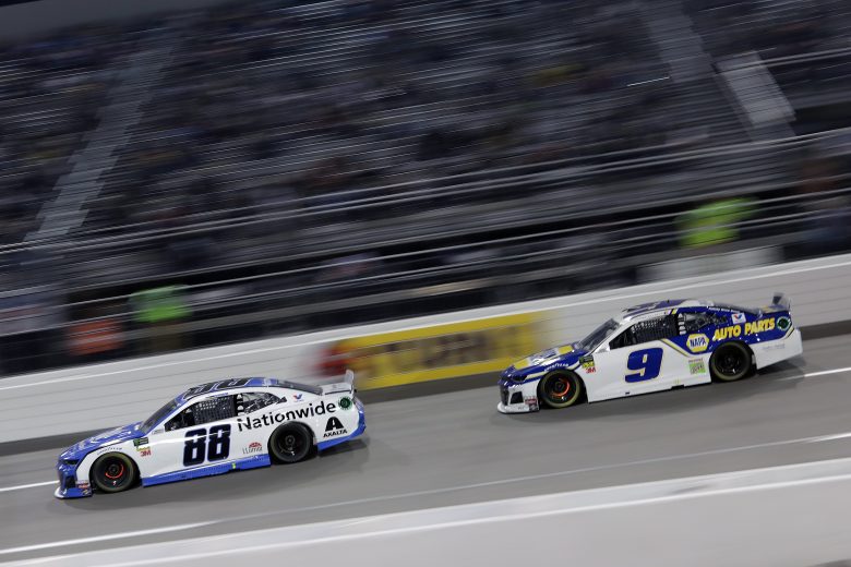 RICHMOND, VA - APRIL 13: Alex Bowman, driver of the #88 Nationwide Chevrolet, races during the Monster Energy NASCAR Cup Series Toyota Owners 400 at Richmond Raceway on April 13, 2019 in Richmond, Virginia. (Photo by Donald Page/Getty Images) | Getty Images