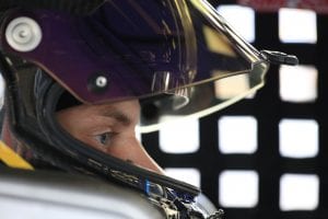 LOUDON, NEW HAMPSHIRE - JULY 19: Joey Gase, driver of the #35 Donate Life/Pro Master Toyota, stands in the garage during practice for NASCAR Xfinity Series ROXOR 200 at New Hampshire Motor Speedway on July 19, 2019 in Loudon, New Hampshire. (Photo by Chris Trotman/Getty Images) | Getty Images