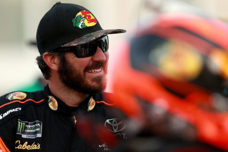 WATKINS GLEN, NEW YORK - AUGUST 03: Martin Truex Jr, driver of the #19 Bass Pro Shops Toyota, stands on pit road during qualifying for the Monster Energy NASCAR Cup Series Go Bowling at The Glen at Watkins Glen International on August 03, 2019 in Watkins Glen, New York. (Photo by Sean Gardner/Getty Images) | Getty Images