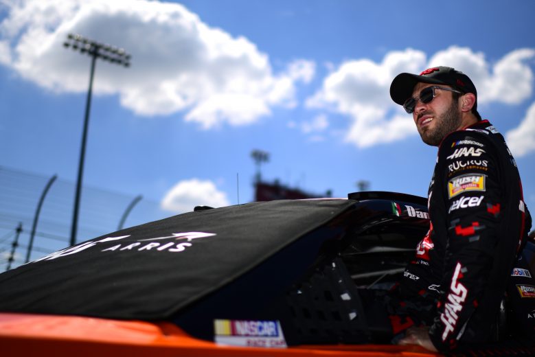 DARLINGTON, SOUTH CAROLINA - AUGUST 31: Daniel Suarez, driver of the #41 Haas Automation Ford, climbs into his car during qualifying for the Monster Energy NASCAR Cup Series Bojangles' Southern 500 at Darlington Raceway on August 31, 2019 in Darlington, South Carolina. (Photo by Jared C. Tilton/Getty Images) | Getty Images