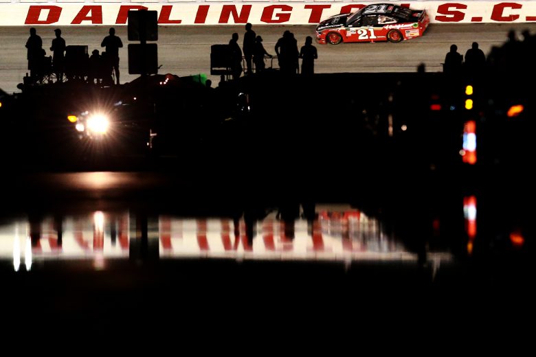 DARLINGTON, SOUTH CAROLINA - SEPTEMBER 01: Paul Menard, driver of the #21 Motorcraft/Quick Lane Tire & Auto Center Ford, races during the Monster Energy NASCAR Cup Series Bojangles' Southern 500 at Darlington Raceway on September 01, 2019 in Darlington, South Carolina. (Photo by Sean Gardner/Getty Images) | Getty Images