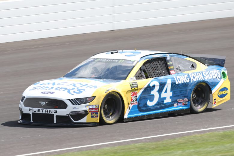 INDIANAPOLIS, INDIANA - SEPTEMBER 07: Michael McDowell, driver of the #34 Long John Silver's Ford, drives during practice for the Monster Energy NASCAR Cup Series Big Machine Vodka 400 at Indianapolis Motor Speedway on September 07, 2019 in Indianapolis, Indiana. (Photo by Matt Sullivan/Getty Images) | Getty Images