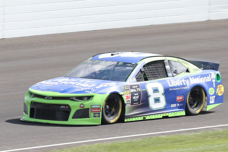 INDIANAPOLIS, INDIANA - SEPTEMBER 07: Daniel Hemric, driver of the #8 Liberty National Chevrolet, drives during practice for the Monster Energy NASCAR Cup Series Big Machine Vodka 400 at Indianapolis Motor Speedway on September 07, 2019 in Indianapolis, Indiana. (Photo by Matt Sullivan/Getty Images) | Getty Images