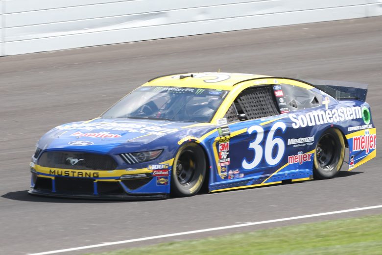 INDIANAPOLIS, INDIANA - SEPTEMBER 07: Matt Tifft, driver of the #36 Southeastern Equipment & Supply/Meijer Ford, drives during practice for the Monster Energy NASCAR Cup Series Big Machine Vodka 400 at Indianapolis Motor Speedway on September 07, 2019 in Indianapolis, Indiana. (Photo by Matt Sullivan/Getty Images) | Getty Images
