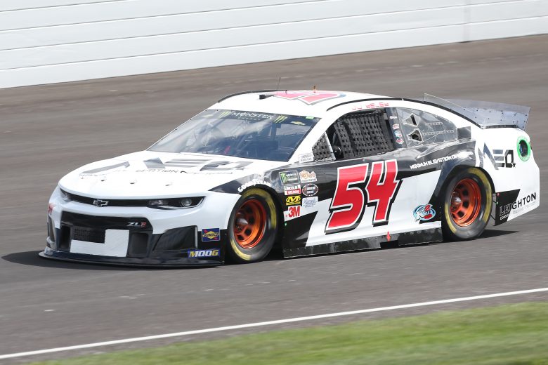 INDIANAPOLIS, INDIANA - SEPTEMBER 07: JJ Yeley, driver of the #54 MAXIMUM ELEVATION Chevrolet, drives during practice for the Monster Energy NASCAR Cup Series Big Machine Vodka 400 at Indianapolis Motor Speedway on September 07, 2019 in Indianapolis, Indiana. (Photo by Matt Sullivan/Getty Images) | Getty Images
