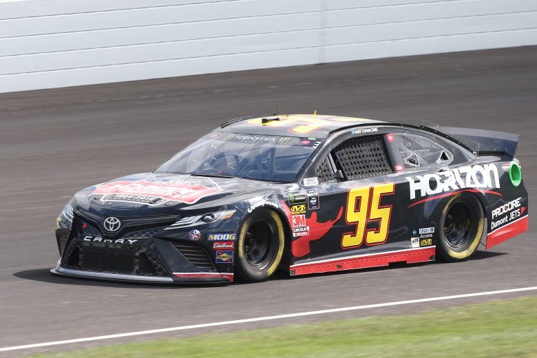 INDIANAPOLIS, INDIANA - SEPTEMBER 07: Matt DiBenedetto, driver of the #95 Horizon Transport Toyota, drives during practice for the Monster Energy NASCAR Cup Series Big Machine Vodka 400 at Indianapolis Motor Speedway on September 07, 2019 in Indianapolis, Indiana. (Photo by Matt Sullivan/Getty Images) | Getty Images