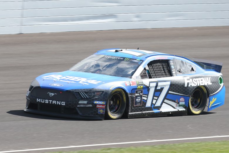 INDIANAPOLIS, INDIANA - SEPTEMBER 07: Ricky Stenhouse Jr, driver of the #17 Fastenal Ford, drives during practice for the Monster Energy NASCAR Cup Series Big Machine Vodka 400 at Indianapolis Motor Speedway on September 07, 2019 in Indianapolis, Indiana. (Photo by Matt Sullivan/Getty Images) | Getty Images