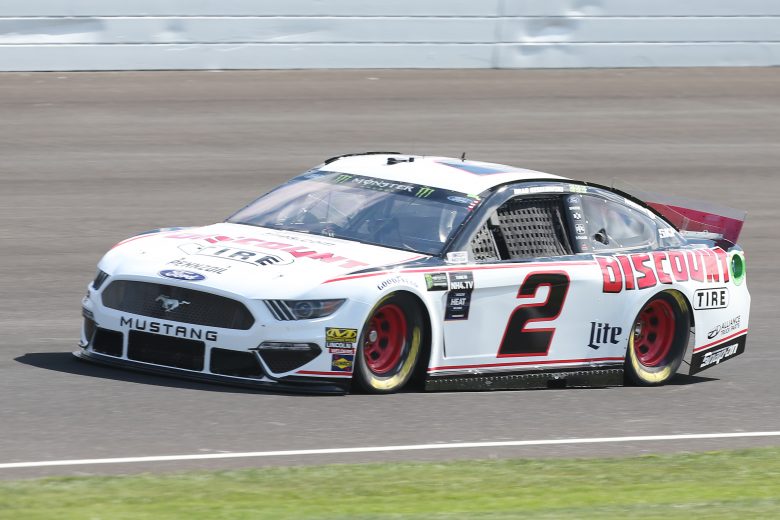 INDIANAPOLIS, INDIANA - SEPTEMBER 07: Brad Keselowski, driver of the #2 Discount Tire Ford, drives during practice for the Monster Energy NASCAR Cup Series Big Machine Vodka 400 at Indianapolis Motor Speedway on September 07, 2019 in Indianapolis, Indiana. (Photo by Matt Sullivan/Getty Images) | Getty Images