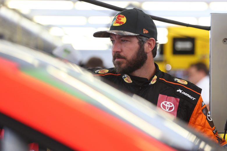 LAS VEGAS, NEVADA - SEPTEMBER 13: Martin Truex Jr., driver of the #19 Bass Pro Shops Toyota, stands by his car during practice for the Monster Energy NASCAR Cup Series South Point 400 at Las Vegas Motor Speedway on September 13, 2019 in Las Vegas, Nevada. (Photo by Matt Sullivan/Getty Images) | Getty Images