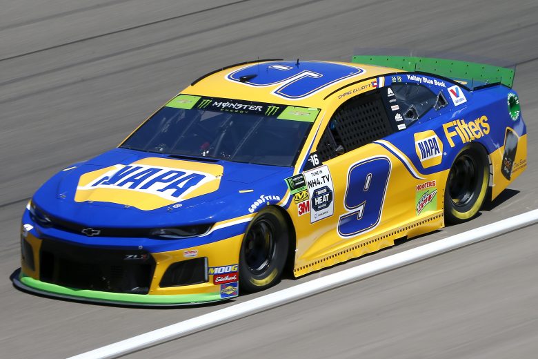 LAS VEGAS, NEVADA - SEPTEMBER 13: Chase Elliott, driver of the #9 NAPA Filters Chevrolet, drives during practice for the Monster Energy NASCAR Cup Series South Point 400 at Las Vegas Motor Speedway on September 13, 2019 in Las Vegas, Nevada. (Photo by Jonathan Ferrey/Getty Images) | Getty Images