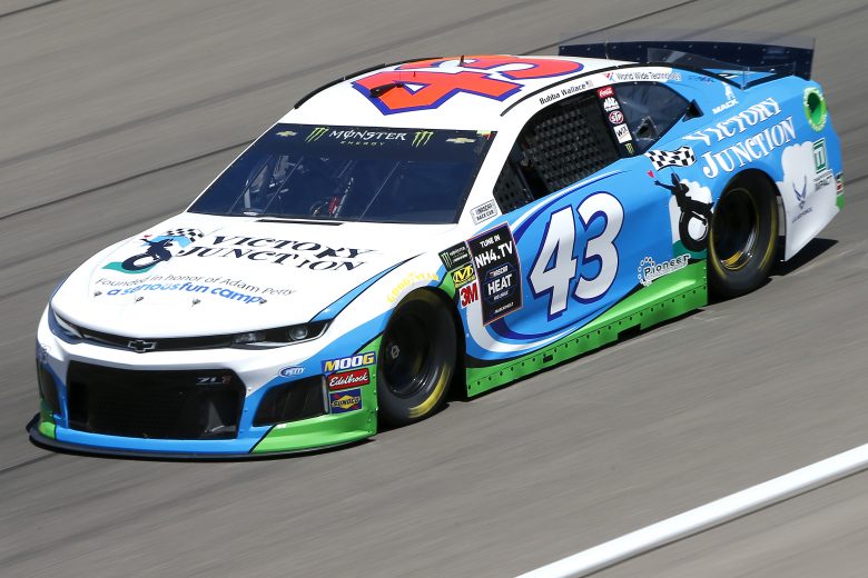 LAS VEGAS, NEVADA - SEPTEMBER 13: Bubba Wallace, driver of the #43 Victory Junction Chevrolet, drives during practice for the Monster Energy NASCAR Cup Series South Point 400 at Las Vegas Motor Speedway on September 13, 2019 in Las Vegas, Nevada. (Photo by Jonathan Ferrey/Getty Images) | Getty Images