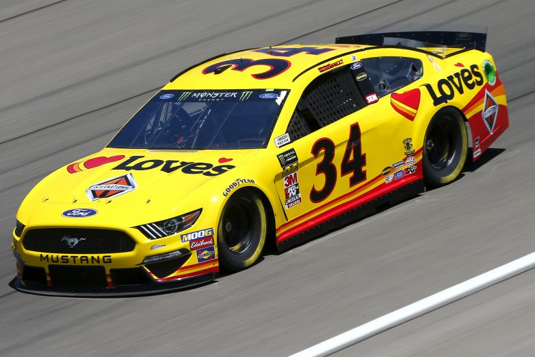 LAS VEGAS, NEVADA - SEPTEMBER 13: Michael McDowell, driver of the #34 Love's Travel Stops Ford, drives during practice for the Monster Energy NASCAR Cup Series South Point 400 at Las Vegas Motor Speedway on September 13, 2019 in Las Vegas, Nevada. (Photo by Jonathan Ferrey/Getty Images) | Getty Images